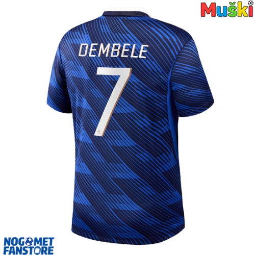 Francuska Ousmane Dembele #7 Domaci Dres SP 2026 Kratak Rukav